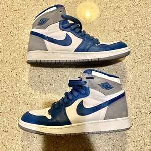 Nike Air Blue and White Sneakers